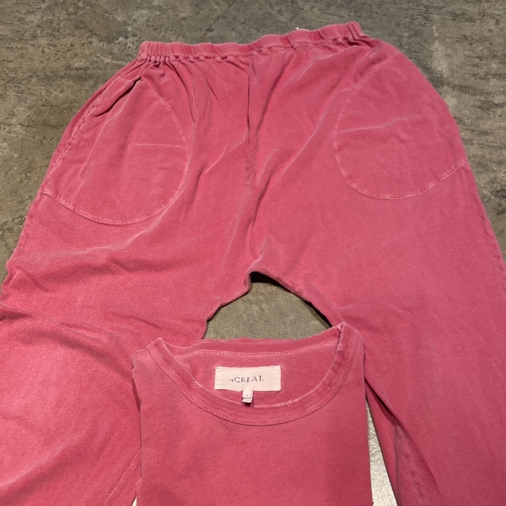 The Great pants and tshirt size 0, great condition
